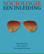 Samenvatting boek 'Sociologie, een inleiding'