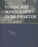 Samenvatting Financieel management in de praktijk