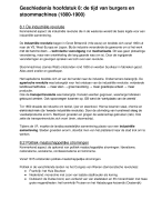 Geschiedenis Werkplaats samenvatting hoofdstuk 8