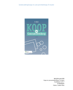 Samenvatting koop en consumentenkoop, D-cluster, hoofdstuk 1 t/m 9