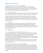 Summary Strategic market management; Chapter 6, 7, 8
