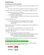 Samenvatting Sociale Psychologie 1ste jaar