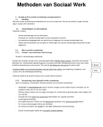 Methoden van Sociaal werk