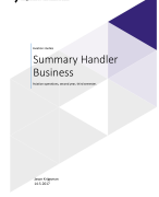 Summary Business Operations and Processes (6011P0221Y), UvA, grade: 9