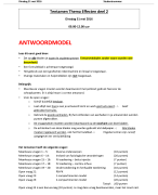 Tentamen + Antwoorden 2016 Thema effecten van geneesmiddelen 2
