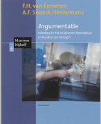 Samenvatting Argumentatie