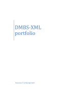 DBMS - XML portfolio