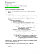 Organisatiepsychologie 1ste jaar Toegepaste Psychologie