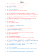 Tijdlijn alle datums Media Structuur & Werking