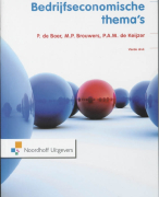 Samenvatting Bedrijfseconomische thema's