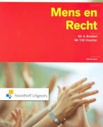 Samenvatting 'Mens en recht'