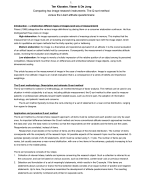 Summary of the Articles for Communication Research and Design