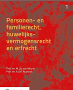 Samenvatting boek Personen- en familierecht, huwelijksvermogensrecht en erfrecht