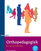 Samenvatting orthopedagogiek H1+2+5+6.3+7+10.6+11+12+13+14 Sprang + H4 Becker