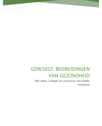 GZW1021: samenvatting alle taken en colleges
