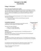 Concepts in HMS - Coordination
