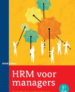 Samenvatting Human Resources Management