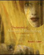 Samenvatting: Fundamentals of Abnormal Psychology (H1 t/m H15)