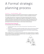 Summary Strategy & Organization articles week 4