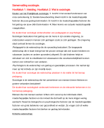 samenvatting sociologie periode 1.2