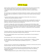 CPCE Exam 2024