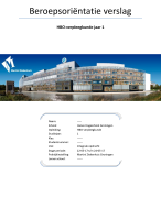 Verslag beroepsoriëntatie in het ziekenhuis