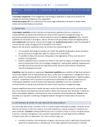 Samenvatting Technologiemanagement BDK RUG