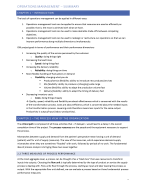Samenvatting Operations Management BDK RUG