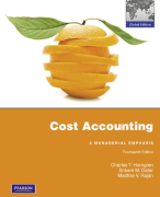 Management & Cost Accounting 1 - Cost Accounting Hoofdstuk 7 - 11 Samenvatting