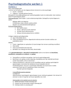 Psychodiagnostisch werken 1