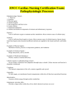 ANCC Cardiac-Nursing Certification Exam_ Pathophysiologic Processes