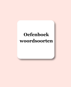 Oefenboek woordsoorten 