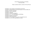 Psychologie: een inleiding samenvatting 8e editie