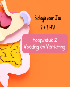 BVJ - Biologie voor Jou - Thema 2 -  Voeding en Vertering - Samenvatting -  Leerdoelen - Leerjaar 2 - Leerjaar 3 - Havo - VWO