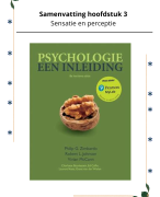 Samenvatting hoofdstuk 3, Inleiding in de psychologie