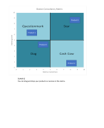 BCG matrix - template
