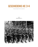 Geschiedenis Memo Examenkatern Historische Contexten 3 Duitsland en 4 De Koude Oorlog - samenvatting