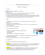 School- and Family-based Prevention