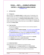 CHAPTER 1: The Simplified Flexibility Method