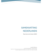 samenvatting Nederlands 3ASO Examencommissie