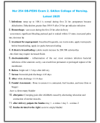 Nur 254 OB-PEDS Exam 2. GAllen College of Nursing. Latest 2025
