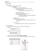 Samenvatting biomechanica - lichamelijke opvoeding en bewegingsrecreatie 