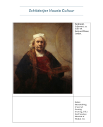Lijst Schilderijen Visuele Cultuur 