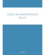 Samenvatting Staatsrecht '24-'25
