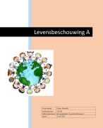 Beroepsproduct levensbeschouwing A  verkorte deeltijd pabo Cijfer:9,5 