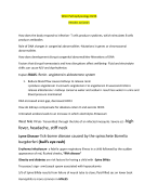 WGU D236 Pathophysiology-PASSED 02/2025