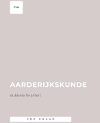 Aarderijkskunde 2 de graad dubbele finaliteit