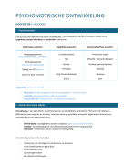 Psychomotorische ontwikkeling 