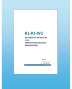 B1-K1-W2  Adviseert en instueert over preventie(gezondheids bevorderaar)verzorgende IG 