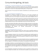 Samenvatting consumentengedrag, de basis
